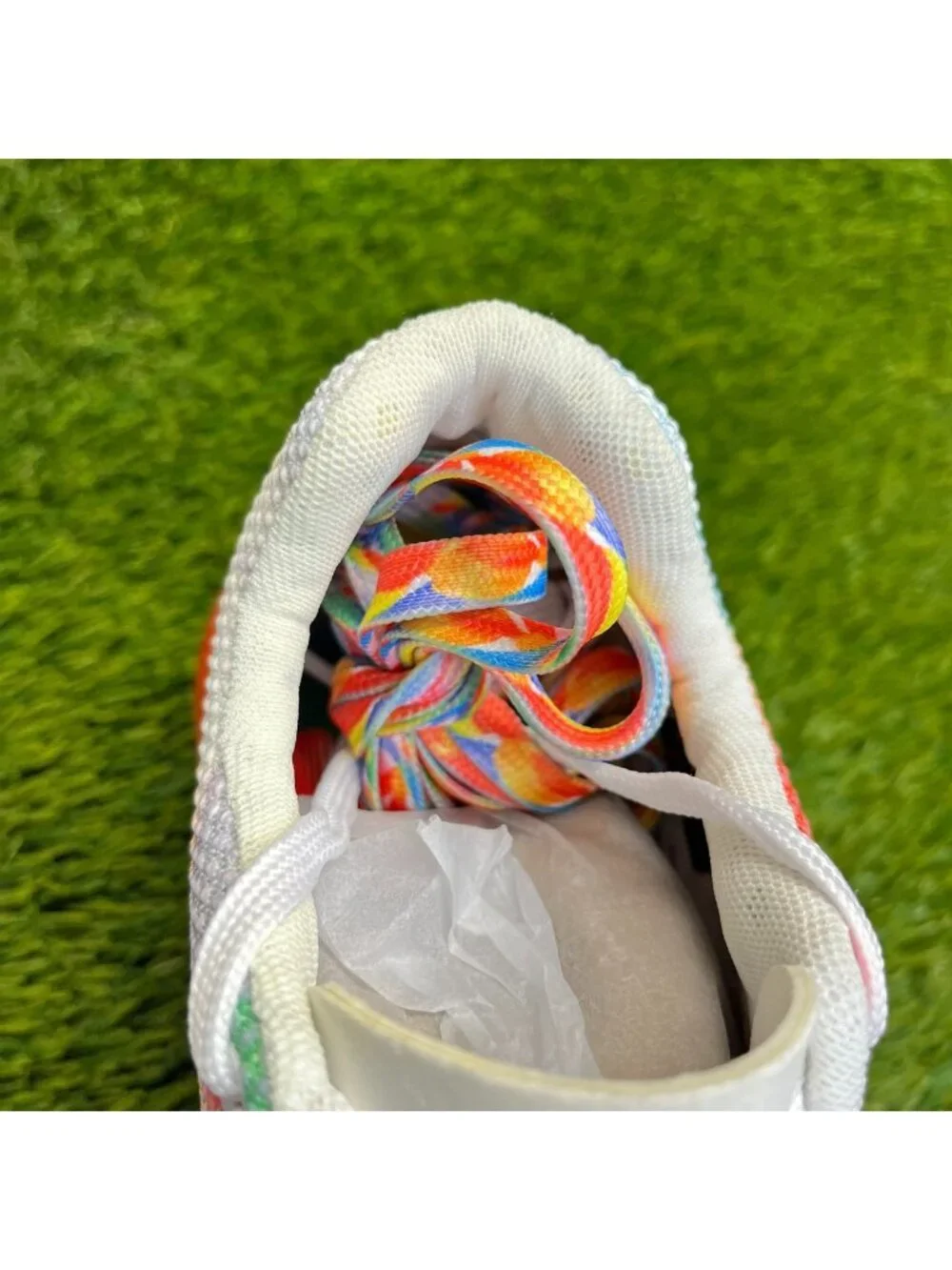 Nobull Outwork Edge Womens Size 7 White Orange Training Shoes Sneakers